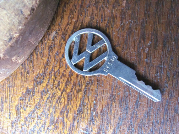 Volkswagen Key VW Bug Beetle Huf Old Car Key Tag Charm Special