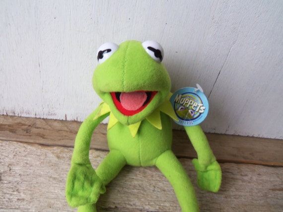 Muppets Kermit The Frog Poseable Plush With Tag