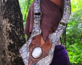 Gipsy Tribal Snake Funky Leather Bag