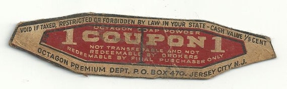 Octagon soap coupons