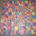 Metallic Batik Patchwork Quilt