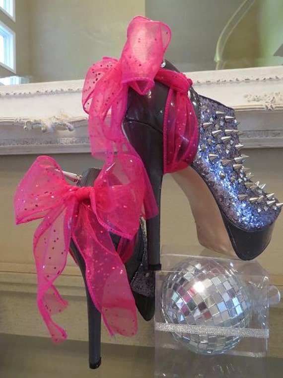 platform booties with spikes