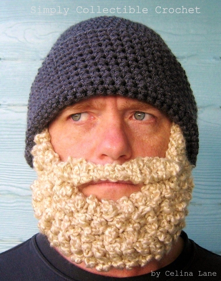 crochet hat santa pattern Beanie PATTERN Hat Crochet PATTERN by Beard SimplyCollectible