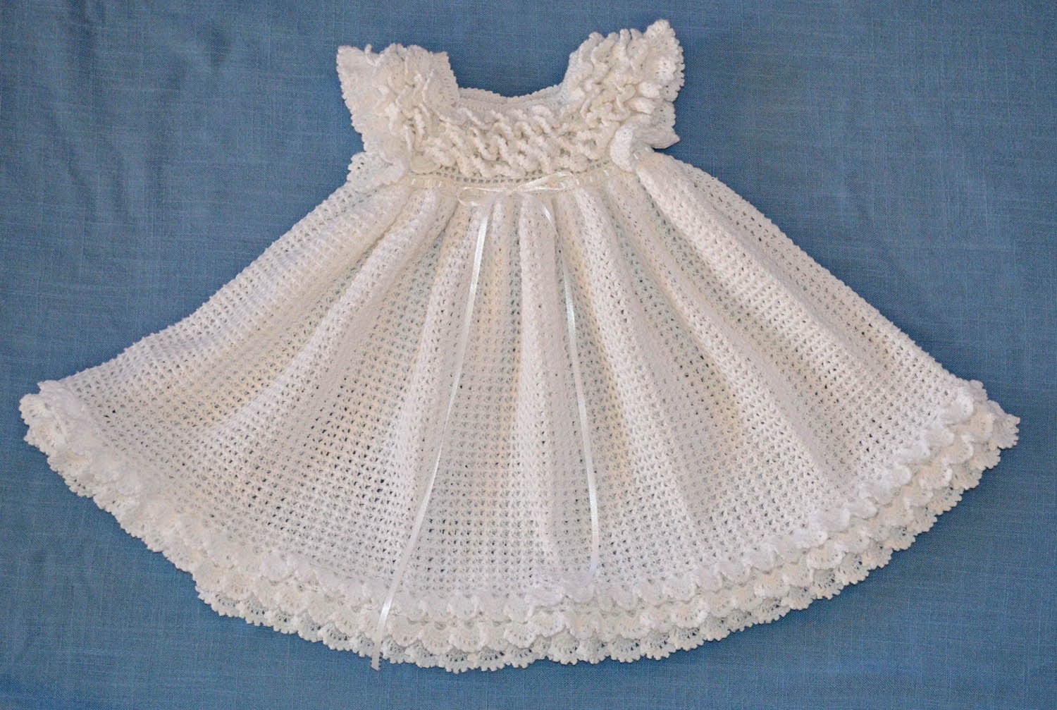 White Christening / Blessing Gown Baby Dress READY TO