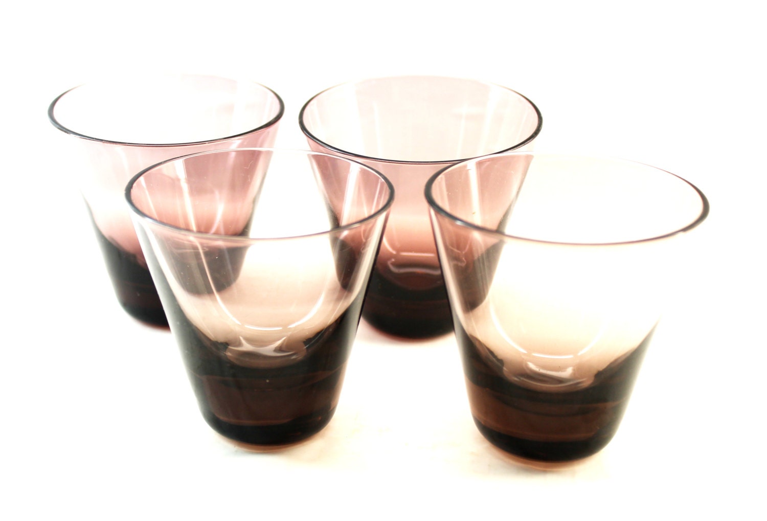 Items Similar To Four Purple Glasses Drinking Glass Set Nuutajarvi Notsjo Finland 50 Off