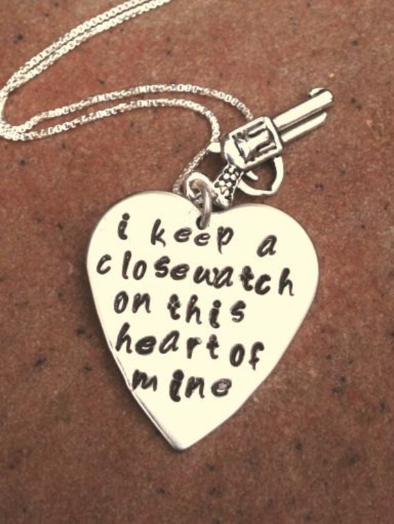 Items Similar To I Keep A Close Watch On This Heart Of Mine Custom