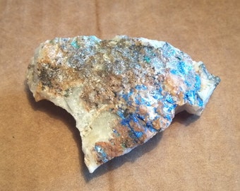 Beautiful Linarite and Caledonite specimen