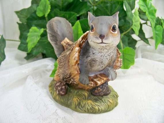 Masterpiece Porcelain HOMCO Figurine Squirrel Home Interiors