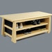 Handcrafted Tansu Entryway Bench. Made in USA - SALE