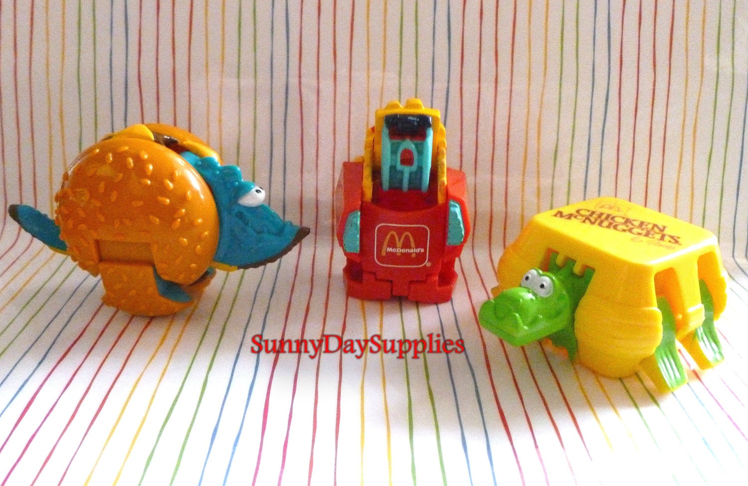 mcdonald's transforming food toys