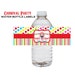 PRINTABLE WATER BOTTLE labels Carnival or by MemorableMomentsSt