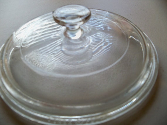 Vintage Pyrex Glass Lid Bowl Cover Pot Cover P81C