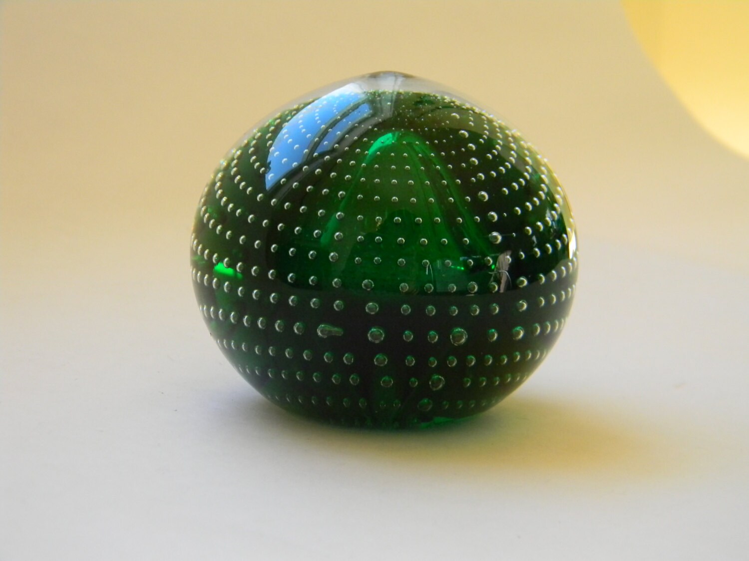 Beautiful Emerald Green Paperweight
