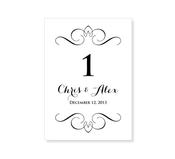 Free Free Wedding Table Numbers Svg 525 SVG PNG EPS DXF File