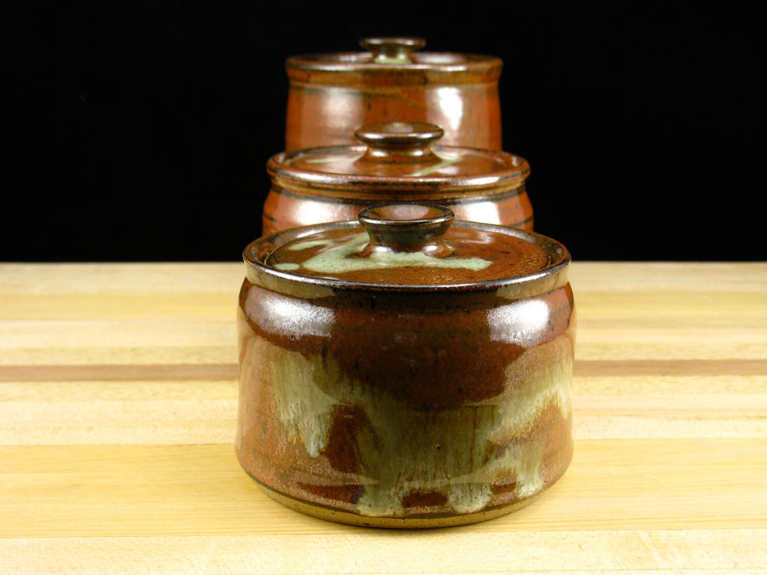 Stoneware Jar Set