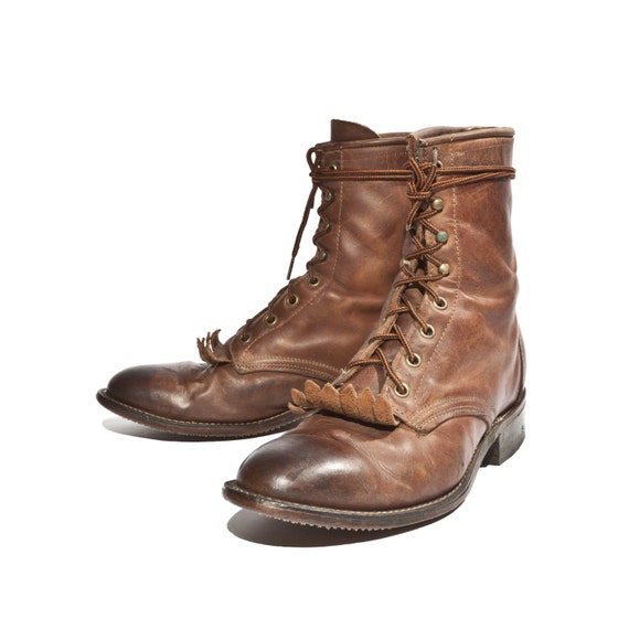 laredo lace up roper boots womens
