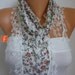 ON SALE - 50% OFF - Floral Scarf - Shawl Scarf - Cowl Scarf - fatwoman
