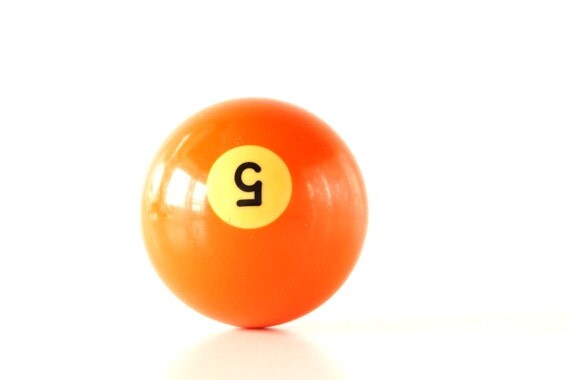 orange billiard ball