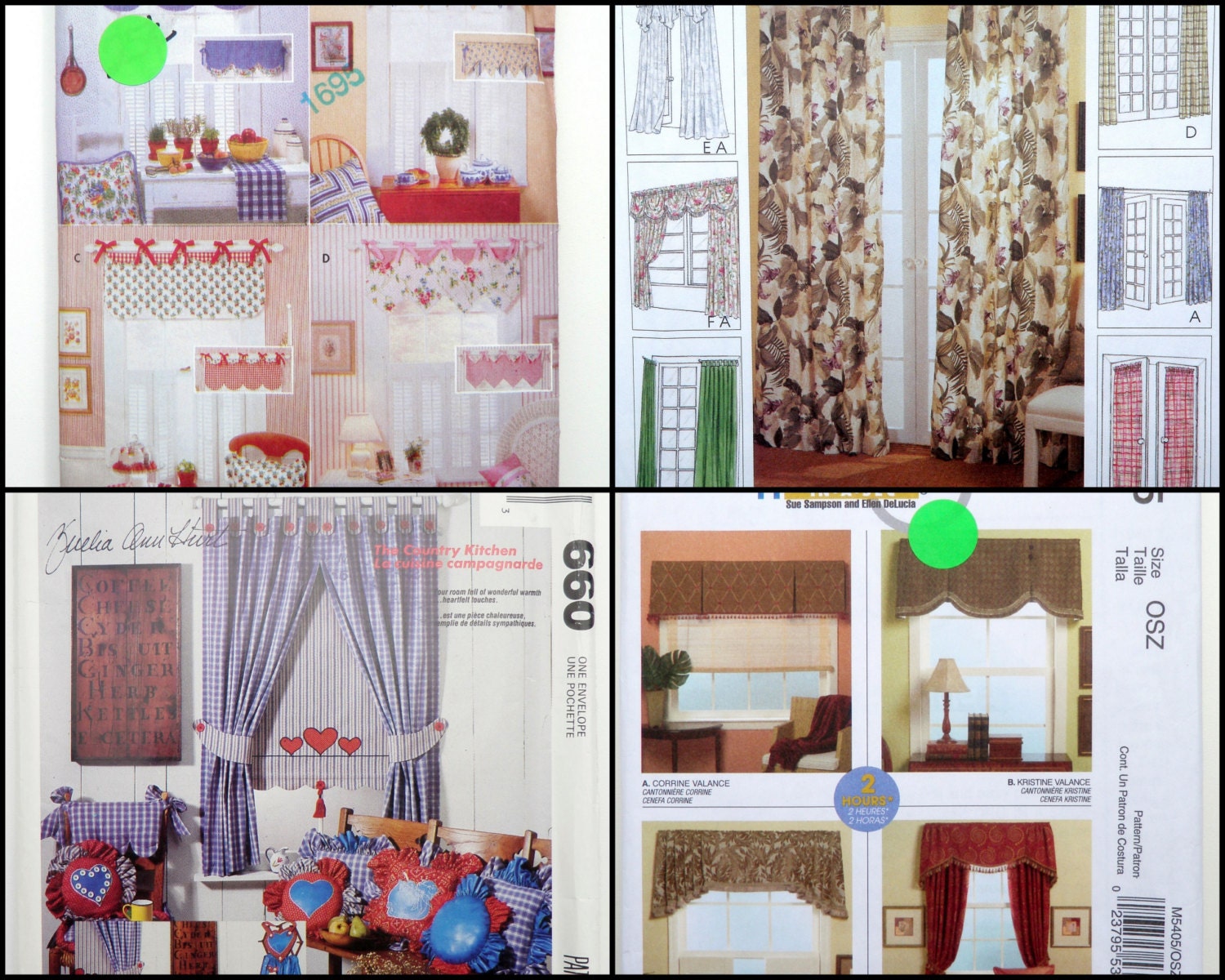 Curtain Pattern 5 Decorator Sewing Patterns 20 by WildPlumTree