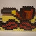 Etsy themed mustache and pipe 8-bit desktop business card holder steampunk old-fashioned retro