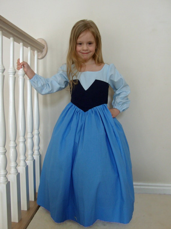 Ariel Costume Dress Blue Kiss the Girl