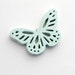 Pastel Light Mint Butterfly Die Cuts - Fresh Polka Dots