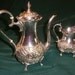 Vintage Stieff Teapot/Coffee "Rose" Repousse pattern Sterling Tea Pot and Creamer...reserved for John