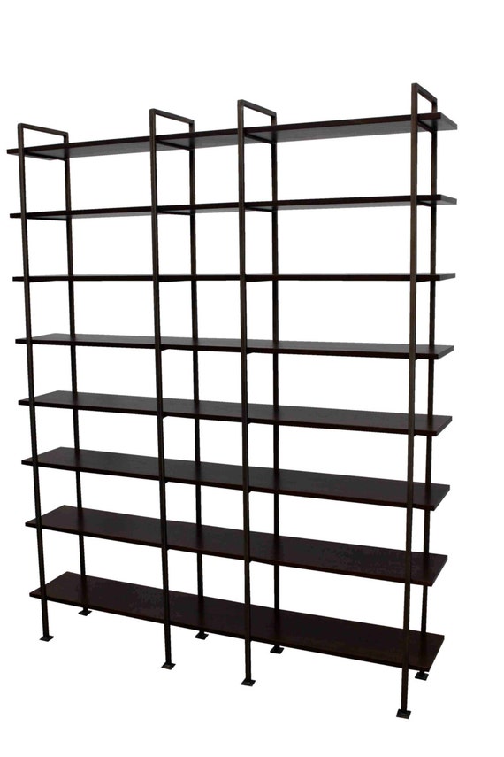 Items similar to Modern Metal Library Bookcase Handmade in Los Angeles ...