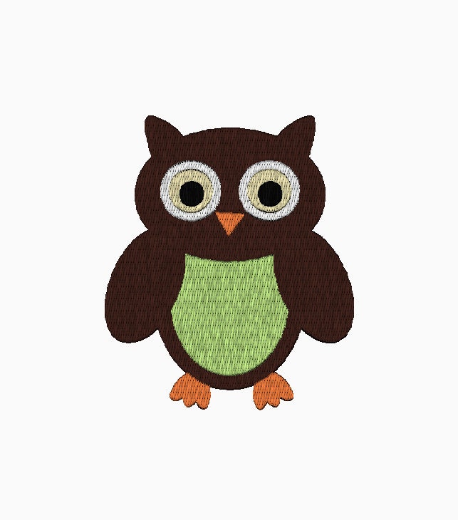 Download INSTANT DOWNLOAD Owl embroidery design