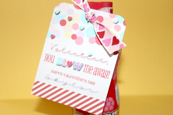 Blow Me Away Valentine Tags Printable Valentine Tags