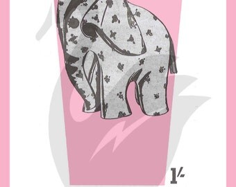 Vintage Jumbo Elephants Weldons Sewing Pattern 152831