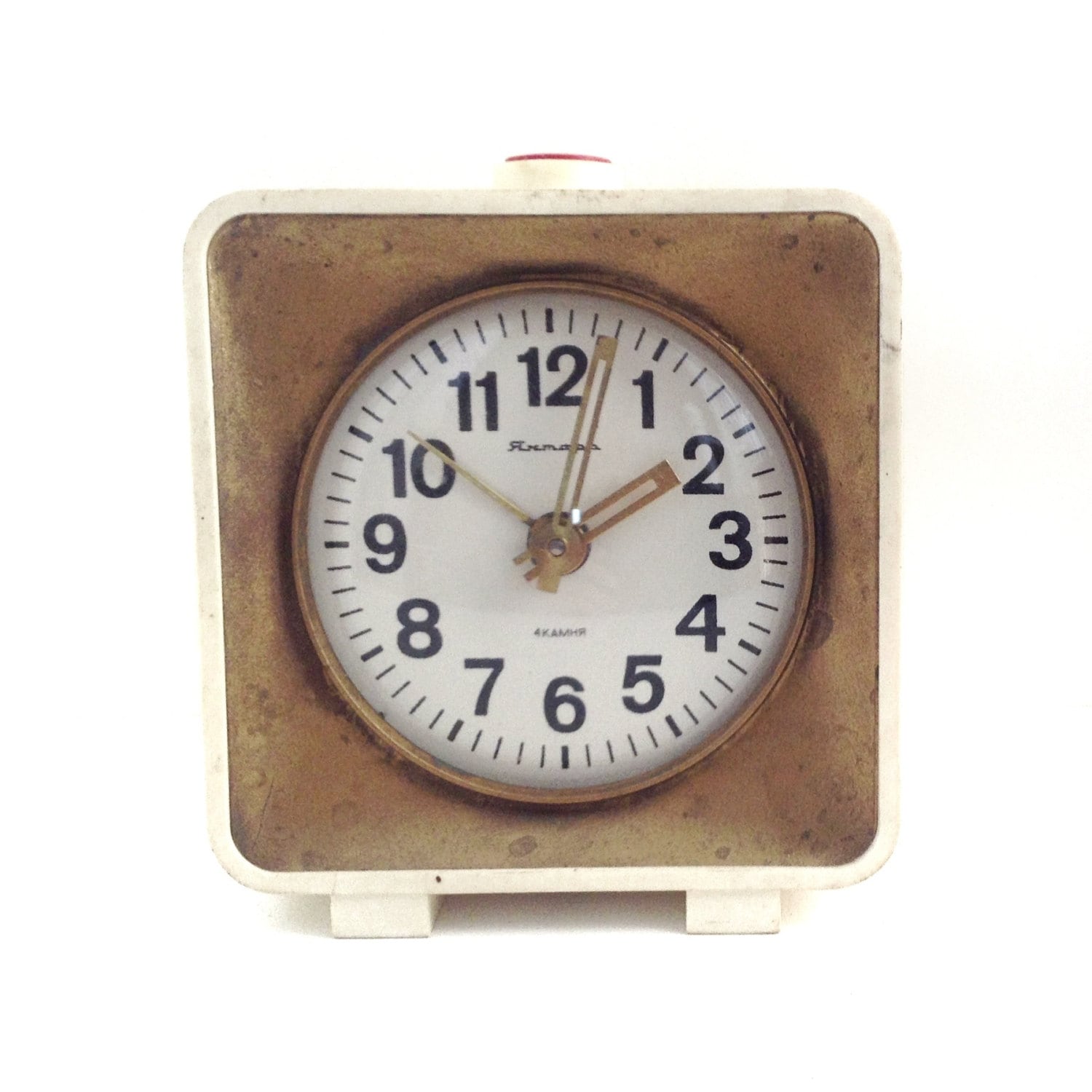 Clock vintage wind up use for home decor.