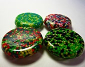 Candy Resin Magnets Set of 4 Colorful Fun