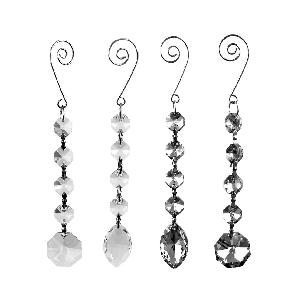 4.5 Crystal Hanging Prisms Glass Ornaments for by wecanpackage