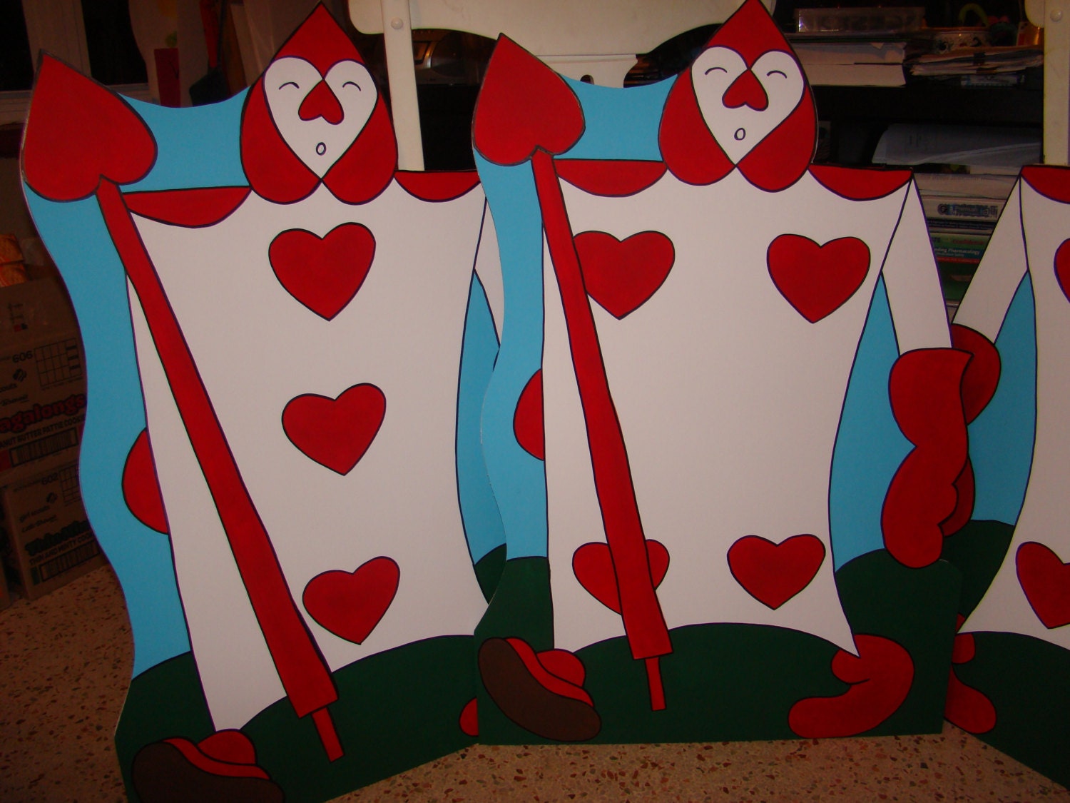 ONE 3' height Card Soldier Alice in Wonderland Party