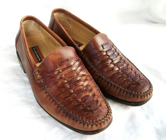 vintage brown leather florsheim s shoes by bohemianstarlet vintage brown leather florsheim s shoes by bohemianstarlet