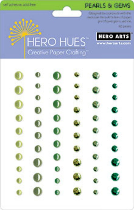 Hero Arts Foliage Pearls & Gems Mixed Accents CH212 Embellishments