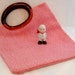 Reserved for Junko - Vintage Tweed Purse, Retro Pink Tweed Tote, Vintage Lucite Handles from The Eclectic Interior