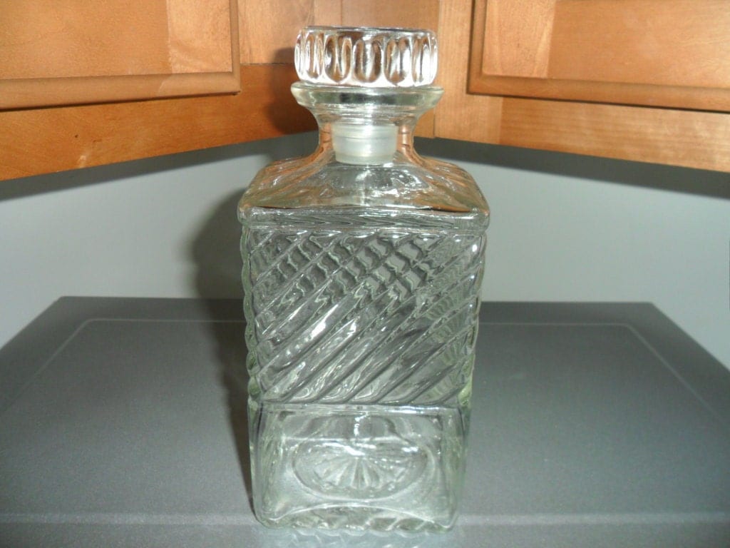 Vintage Old Mr. Boston Whiskey DecanterLiquor Bottle