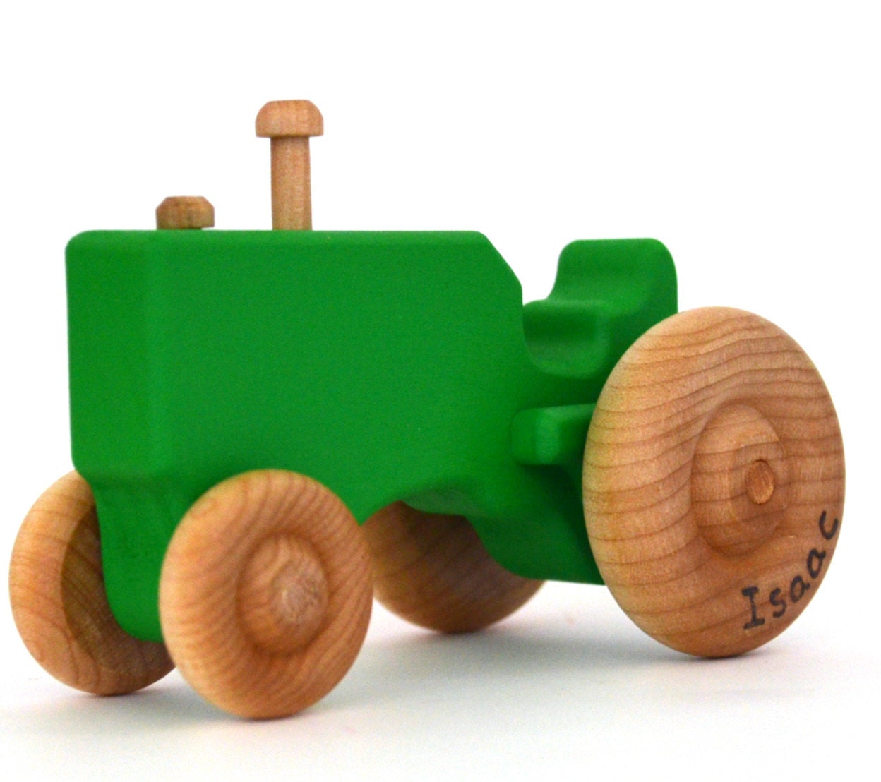 tractor wooden toy