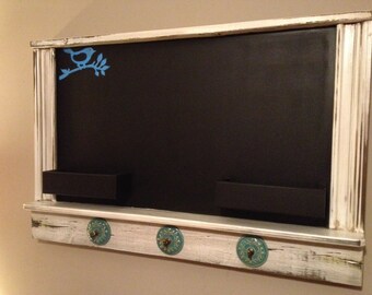 Big Black Framed Chalkboard With Shelf By Inorder2organize On Etsy   Il 340x270.423516805 Ps6p 