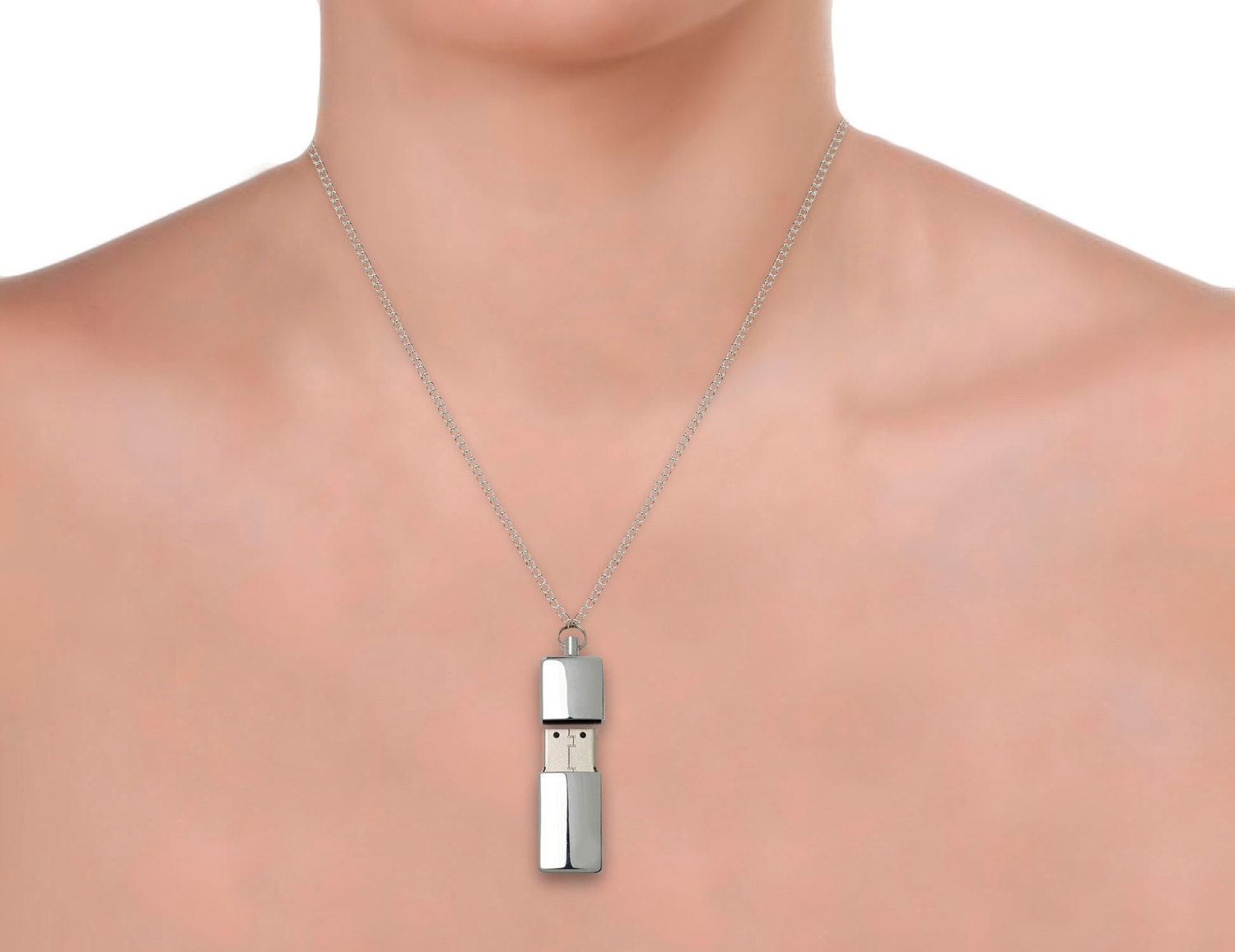 Usb jewelry USB usb necklace Cool gadgets Wearable