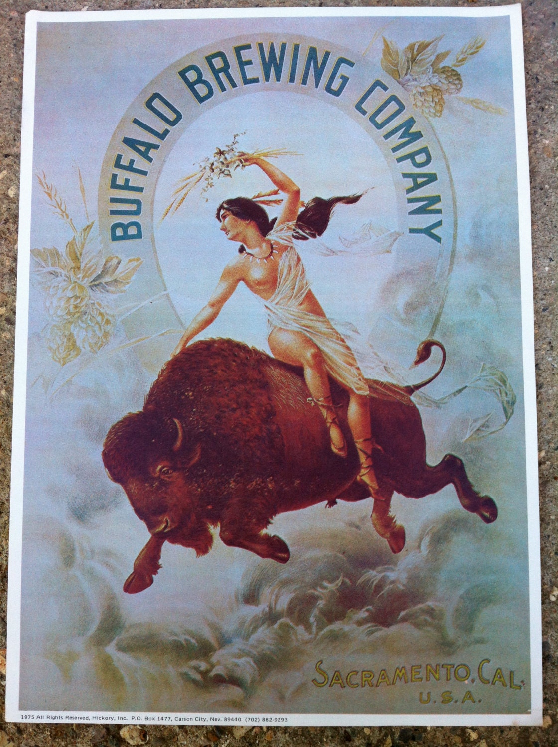 1975 Buffalo Brewing Company Poster