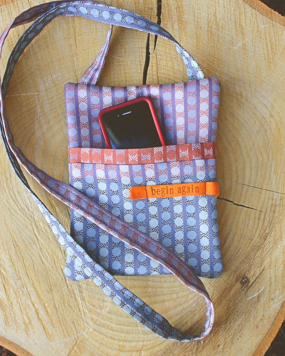 Crossbody Fabric Bag Hipster Bag Sling Bag Small by sandybode