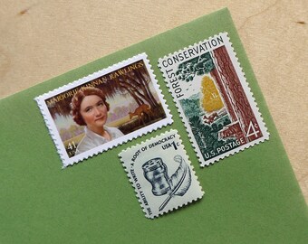 Vintage unused - The Yearling - postage stamps to post 5 letters - or use in scrapbooking and crafts