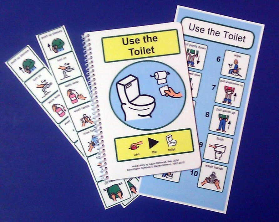 Potty Training Kit for Autism PECS Visual Aid by TheAutismShop