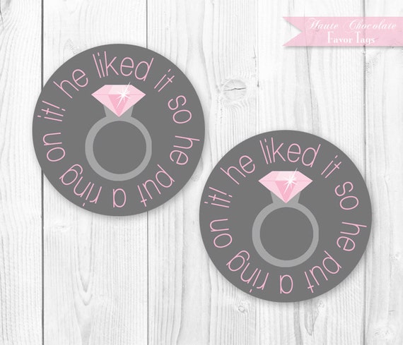 Bachelorette Party Cupcake Toppers or Favor Tags. DIY Printable Bachelorette or Engagement Party Circles. INSTANT DOWNLOAD. Il_570xn