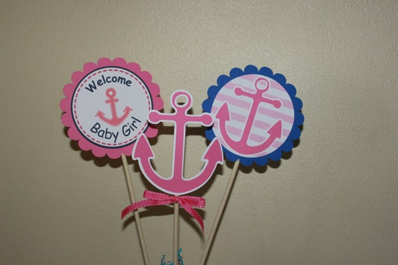 Nautical Themed Anchor Centerpiece by WhimsicallyCreated ...