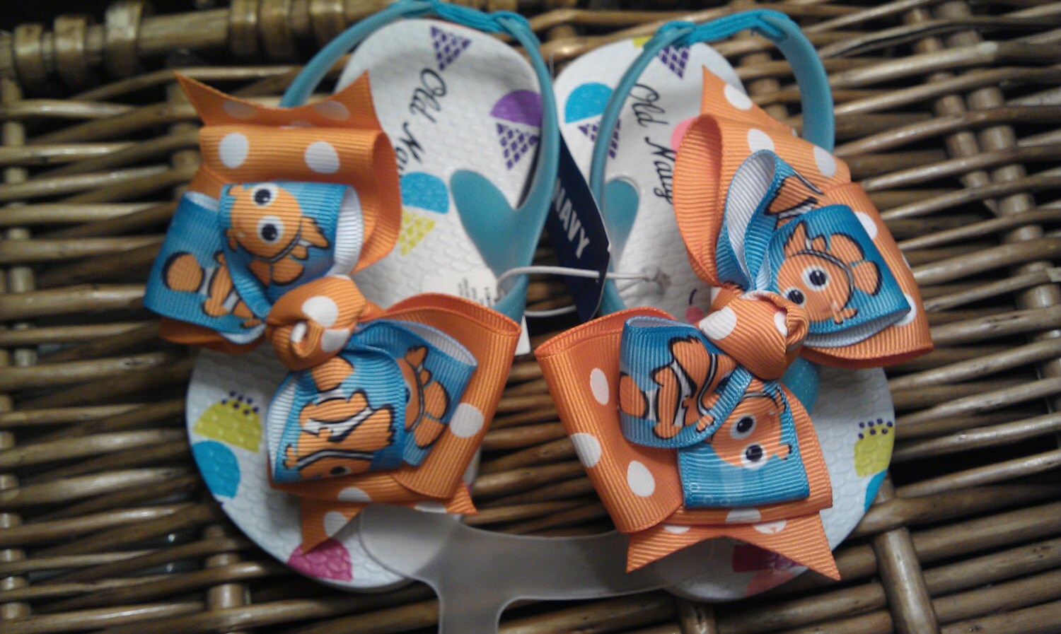Finding Nemo Girl Flip Flop Sandals Toddler by AvelinCreations