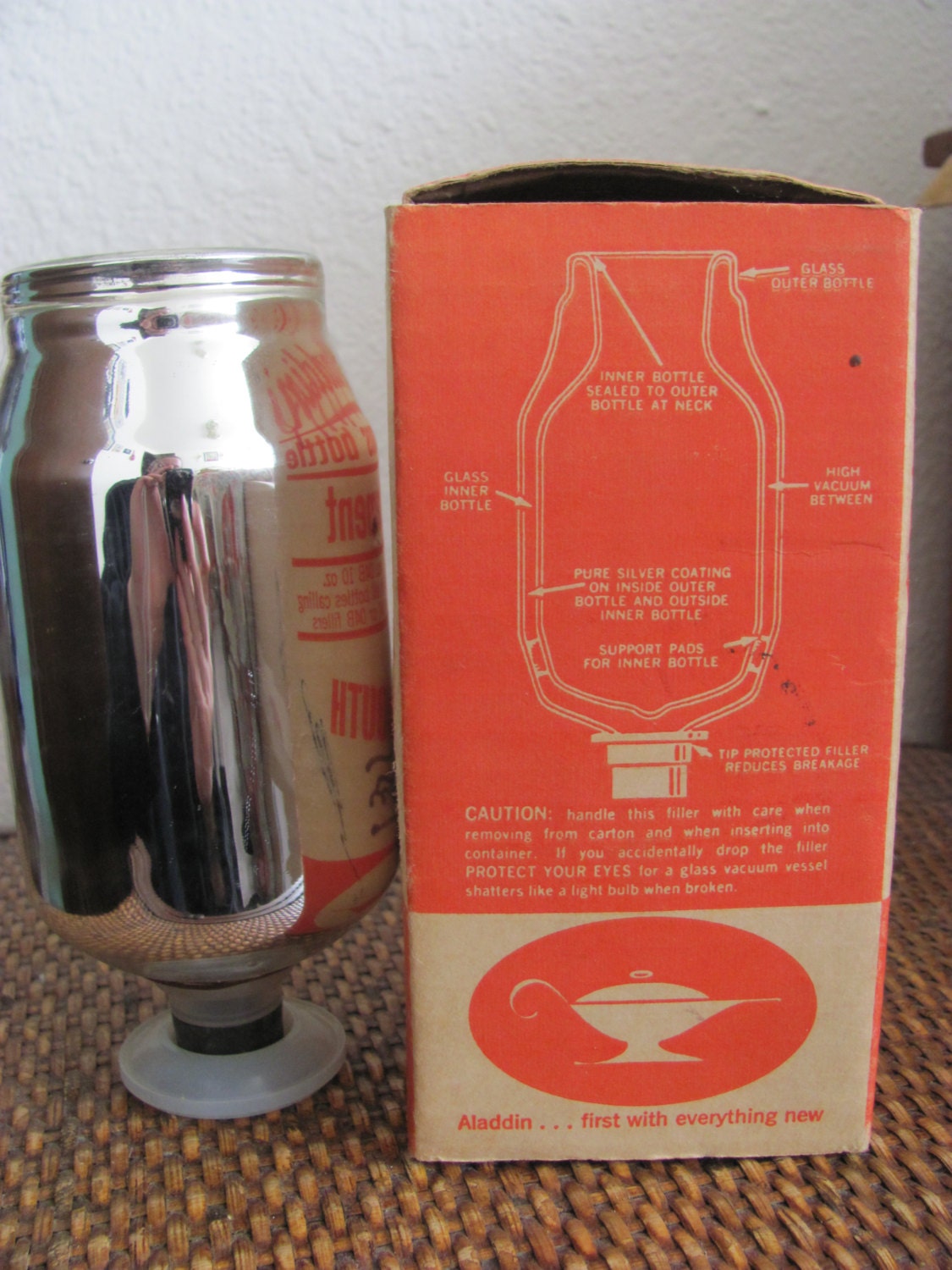 Aladdin Thermos Bottle Replacement Filler with Original Box